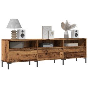 Mueble de TV madera ingeniería madera envejecida 150x30x44,5 cm en Muebles TV | Comprar online en Foru.es