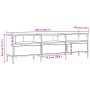 Mueble de TV madera de ingeniería roble artisan 150x30x44,5 cm en Muebles TV | Comprar online en Foru.es