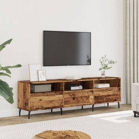 Mueble de TV madera ingeniería madera envejecida 150x30x44,5 cm en Muebles TV | Comprar online en Foru.es