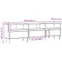 Mueble de TV madera de ingeniería roble artisan 150x30x44,5 cm en Muebles TV | Comprar online en Foru.es