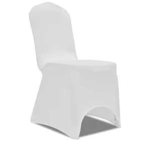 Fundas elásticas para sillas blancas 100 unidades de vidaXL, Fundas - Ref: Foro24-274765, Precio: 388,30 €, Descuento: %