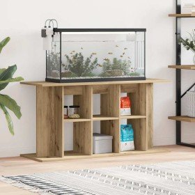 Soporte para acuario de roble artesanal, 120 x 40 x 60 cm, madera de ingeniería en Soportes para acuarios | Comprar online en Fo