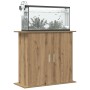 Soporte para acuario de roble artesanal, 81 x 36 x 73 cm, madera de ingeniería en Soportes para acuarios | Comprar online en For