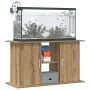 Soporte para acuario de roble artesanal, 101 x 41 x 58 cm, madera de ingeniería en Soportes para acuarios | Comprar online en Fo