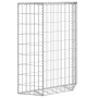 Arriate de gaviones de trapecio acero galvanizado 80x20x100 cm en Macetas y jardineras | Comprar online en Foru.es