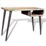 Escritorio de madera reciclada con patas de hierro de vidaXL, Escritorios - Ref: Foro24-241138, Precio: 206,70 €, Descuento: %