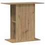 Soporte para acuario de roble artesanal, 36 x 75 x 72,5 cm, madera de ingeniería en Soportes para acuarios | Comprar online en F
