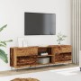 Mueble de TV madera de ingeniería envejecida 150x30x50 cm en Muebles TV | Comprar online en Foru.es