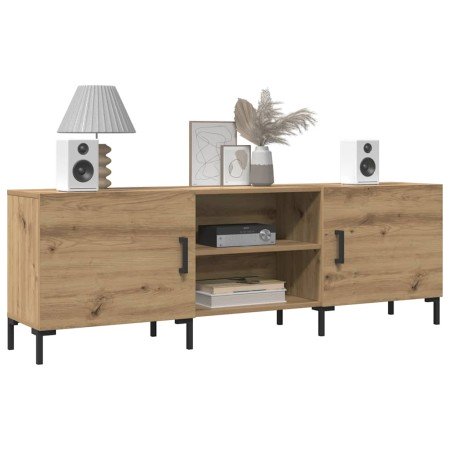 Mueble de TV madera de ingeniería roble artisan 150x30x50 cm en Muebles TV | Comprar online en Foru.es