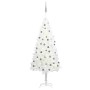 Árbol de Navidad preiluminado con luces y bolas blanco 180 cm en Decoración Festiva y Estacional | Comprar online en Foru.es
