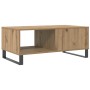 Mesa de centro madera de ingeniería roble artisan 90x50x36,5 cm en Mesas de centro | Comprar online en Foru.es