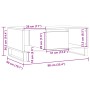 Mesa de centro madera de ingeniería envejecida 90x50x36,5 cm en Mesas de centro | Comprar online en Foru.es