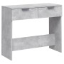 Mesa consola de madera contrachapada gris hormigón 90x36x75 cm de vidaXL, Mesas auxiliares - Ref: Foro24-811335, Precio: 51,6...