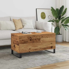 Mesa de centro madera de ingeniería envejecida 90x44,5x45 cm en Mesas de centro | Comprar online en Foru.es