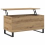 Mesa de centro madera de ingeniería roble artisan 90x44,5x45 cm en Mesas de centro | Comprar online en Foru.es