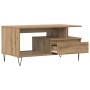 Mesa de centro madera de ingeniería roble artisan 90x49x45 cm en Mesas de centro | Comprar online en Foru.es