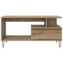 Mesa de centro madera de ingeniería roble artisan 90x49x45 cm en Mesas de centro | Comprar online en Foru.es