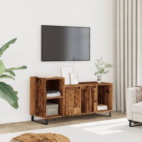 Mueble para TV madera ingeniería madera envejecida 100x35x55 cm en Muebles TV | Comprar online en Foru.es