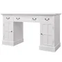 Escritorio de pedestal doble blanco 140x48x80 cm de vidaXL, Escritorios - Ref: Foro24-244370, Precio: 487,35 €, Descuento: %