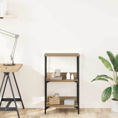 Estantería madera de ingeniería roble artisan 50x33x82 cm en Librerías y estanterías | Comprar online en Foru.es