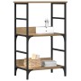 Estantería madera de ingeniería roble artisan 50x33x82 cm en Librerías y estanterías | Comprar online en Foru.es