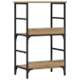 Estantería madera de ingeniería roble artisan 50x33x82 cm en Librerías y estanterías | Comprar online en Foru.es