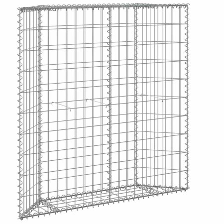 Arriate de gaviones de trapecio acero galvanizado 100x20x100 cm en Macetas y jardineras | Comprar online en Foru.es