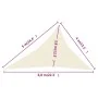 Toldo de vela HDPE color crema 160 g/m² 4x5x6,8 m de vidaXL, Sombrillas - Ref: Foro24-311211, Precio: 30,33 €, Descuento: %