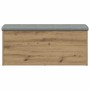 Banco de almacenaje roble artesanal 102x42x45 cm madera de ingeniería en Bancos para recibidores y almacenamiento | Comprar onli