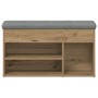 Banco zapatero madera de ingeniería roble artisan 82x32x45,5 cm en Bancos para recibidores y almacenamiento | Comprar online en 