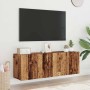 Muebles para TV de pared 2 uds madera envejecida 60x30x41 cm en Muebles TV | Comprar online en Foru.es