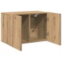 Mueble para TV de pared roble artesanal 60x30x41 cm en Muebles TV | Comprar online en Foru.es