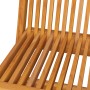 Sillas de jardín 2 uds con cojines gris madera de teca de vidaXL, Sillas de jardín - Ref: Foro24-3062461, Precio: 143,65 €, D...