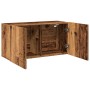 Mueble de TV de pared madera envejecida 80x30x41 cm en Muebles TV | Comprar online en Foru.es