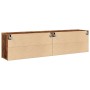 Muebles de TV de pared 2 uds madera envejecida 80x30x41 cm en Muebles TV | Comprar online en Foru.es