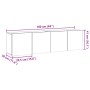 Muebles de TV de pared 2 uds madera envejecida 80x30x41 cm en Muebles TV | Comprar online en Foru.es