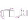 Muebles de TV de pared 2 unidades roble artisian 80x30x41 cm en Muebles TV | Comprar online en Foru.es