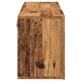 Mueble de TV de pared madera envejecida 100x30x41 cm en Muebles TV | Comprar online en Foru.es