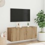 Mueble para TV de pared roble artisian 100x30x41 cm en Muebles TV | Comprar online en Foru.es