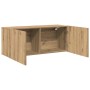 Mueble para TV de pared roble artisian 100x30x41 cm en Muebles TV | Comprar online en Foru.es
