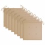 Sillas de jardín con cojines 8 uds madera maciza de acacia gris en Sillas de jardín | Comprar online en Foru.es