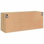 Mueble para TV de pared roble artisian 100x30x41 cm en Muebles TV | Comprar online en Foru.es