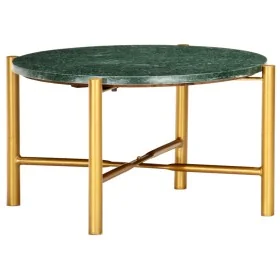 Mesa de centro piedra real textura de mármol verde 60x60x35 cm de vidaXL, Mesas de centro - Ref: Foro24-286450, Precio: 114,6...