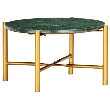 Mesa de centro piedra real textura de mármol verde 60x60x35 cm de vidaXL, Mesas de centro - Ref: Foro24-286450, Precio: 114,6...