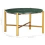 Mesa de centro piedra real textura de mármol verde 60x60x35 cm de vidaXL, Mesas de centro - Ref: Foro24-286450, Precio: 114,6...