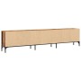 Mueble TV con cajón madera ingeniería envejecida 200x25x44 cm en Muebles TV | Comprar online en Foru.es