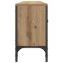 Mueble TV cajón madera ingeniería roble artesanal 200x25x44 cm en Muebles TV | Comprar online en Foru.es