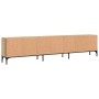 Mueble TV cajón madera ingeniería roble artesanal 200x25x44 cm en Muebles TV | Comprar online en Foru.es