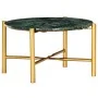 Mesa de centro piedra real textura de mármol verde 60x60x35 cm de vidaXL, Mesas de centro - Ref: Foro24-286450, Precio: 114,6...