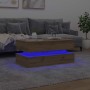 Mesa de centro con luces LED roble artisian 90x50x40 cm en Mesas de centro | Comprar online en Foru.es